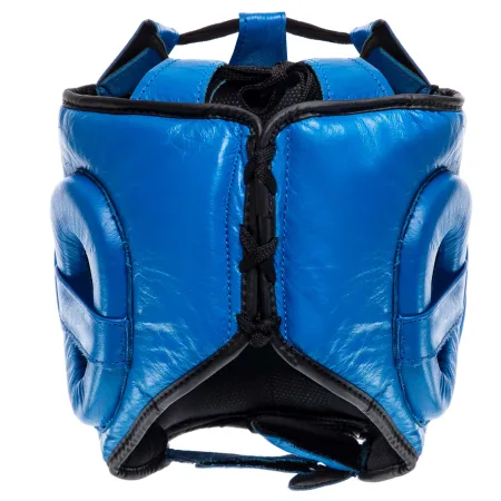 Шолом боксерський з бампером шкіряний TWINS STEEL FRAME Червоний L