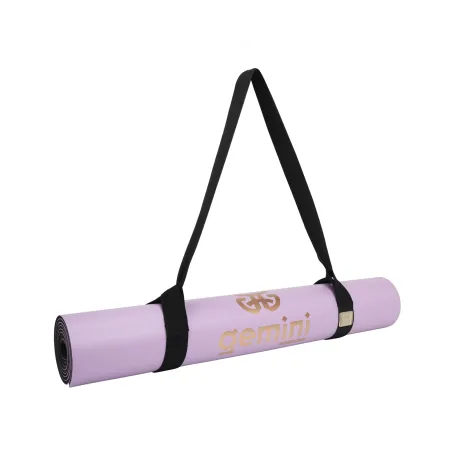 Килимок для йоги каучуковий поліуретан Sport Pro 183 см*68 см*5 мм бузковий