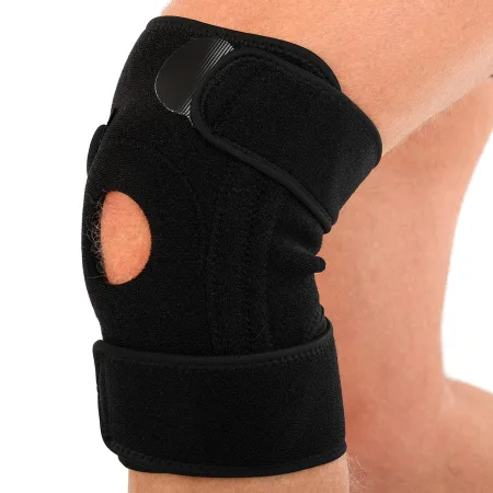 Наколінник бандаж зі спіральними ребрами жорсткості MUTE 1 шт чорний