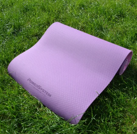 Килимок для йоги та фітнесу Power System PS-4060 TPE Yoga Mat Premium фіолетовий 183 х61 х0,6