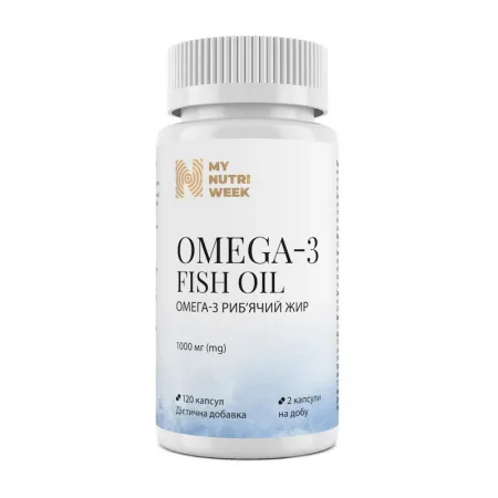 Omega-3 Fish Oil 1000 мг - 120 капсул