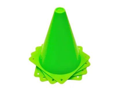 EasyFit Sports Cones 17 cm (Set of 4) Green