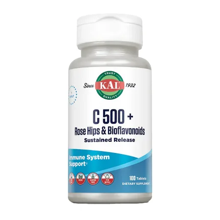 C 500 + Rose Hips & Bioflavonoids Sustained Release - 100 таблеток