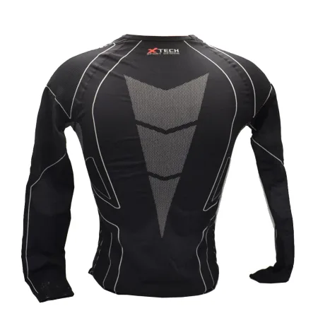 Термокофта лонгслів X TECH Maglia Race 3 Munica Lunga giroc Nero S/M чорна