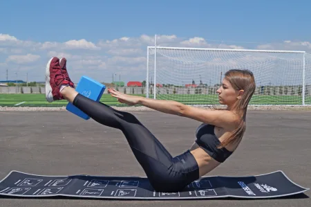 Блок для йоги PowerPlay 4006 Yoga Brick синій