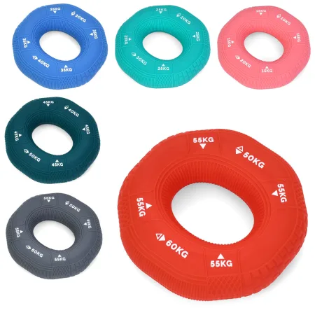 Еспандер кистьовий кільцевий, силікон з потрійним навантаженням Бірюзовий