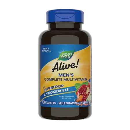 Alive! Men's Complete Multivitamin - 130 таблеток