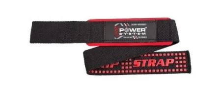 Лямки для тяги Power System PS-3430 XTR Grip Straps чорний/червоний