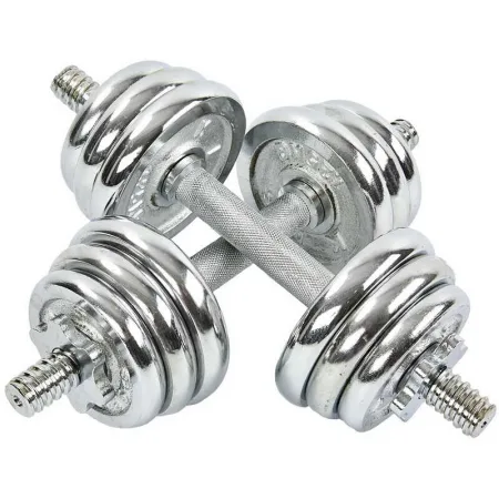 Гантелі розбірні хромовані 2 шт по 7,5 кг