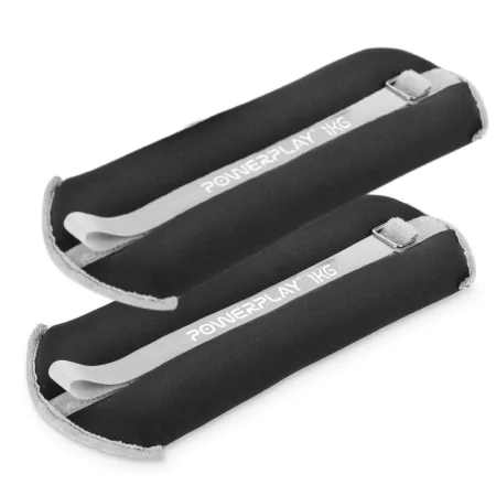 Обважнювачі-манжети для ніг та рук PowerPlay PP-4349 Ankle/Wrist Weights (2шт.*1 кг) (пара) чорні