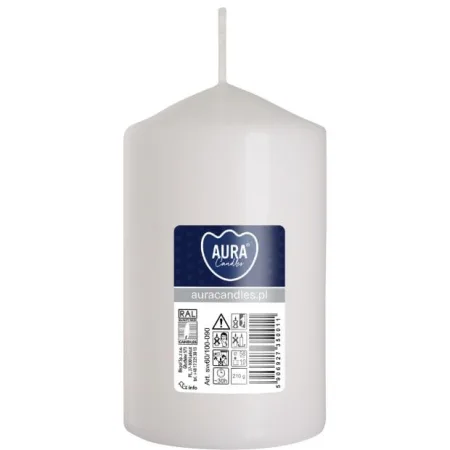 Свічка столова циліндр Bispol sw60/100 090 білий