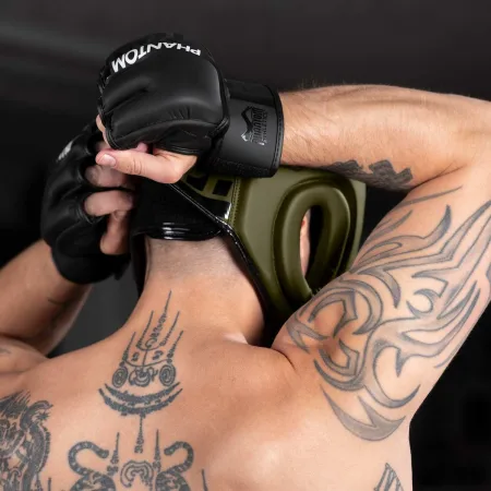 Боксерський шолом Phantom APEX Full Face Army Green універсальний