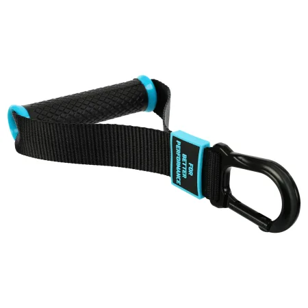 Ручки з карабінами для еспандерів, резинок та тренажерів FIT HOOK HANDLES LiveUp 2 шт чорний LP8706