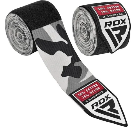 Бинти для боксу RDX Hand Wraps CAMO Grey (2,5 м.)