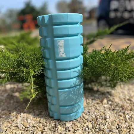 Масажний ролик (роллер) PowerPlay 4025 Massage Roller синій 33x14 см