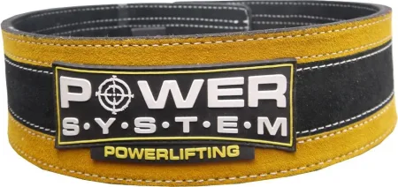 Пояс для важкої атлетики Power System Stronglift PS-3840 Black/Yellow S/M