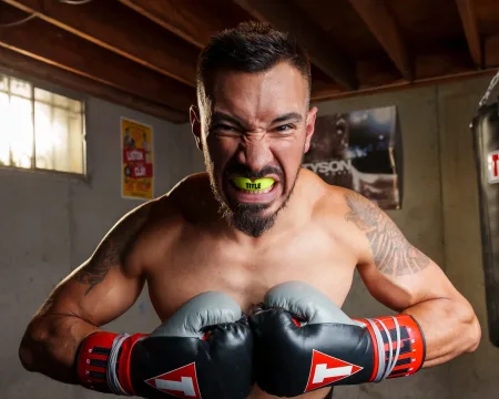 Капа TITLE Boxing Super Shield X2 доросла жовта від 11 років