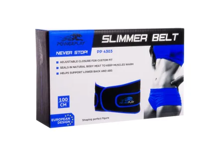 Slimming Belt PowerPlay 4303 Black-Blue