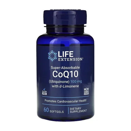 Super-Absorbable CoQ10 (Ubiquinone) with d-Limonene 100 мг - 60 софтгель