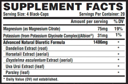 Lipo-6 Black Diuretic - 80 капсул