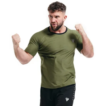 Men's T-shirt RDX M1 with sauna effect Army Green L universal