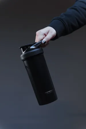 Шейкер спортивний SmartShake металевий Insulated Steel - 750 мл Чорний