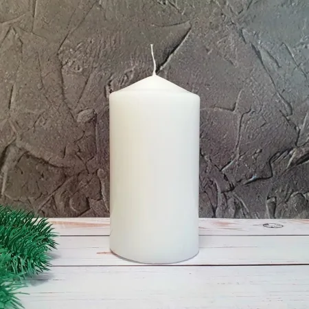 Свічка столова циліндр Bispol sw60/100 090 білий