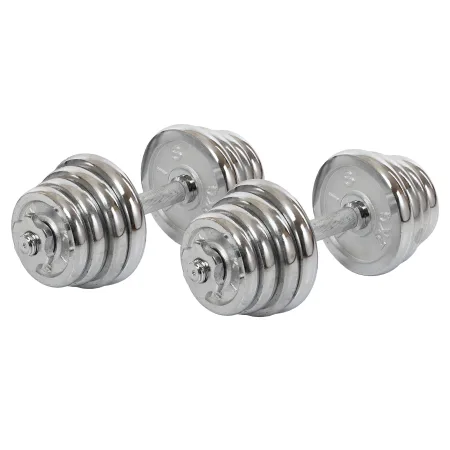 Гантелі розбірні хромовані 2 шт по 13,5 кг