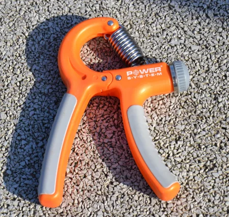 Еспандер кистьовий Power System PS-4021 з регульованим навантаженням 10 - 40 кг Power Hand Grip помаранчевий