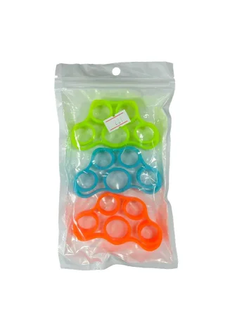 Набір еспандерів-тренажерів для пальців, силіконовий