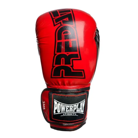 Боксерські рукавиці PowerPlay 3017 Predator червоні карбон 16 унцій