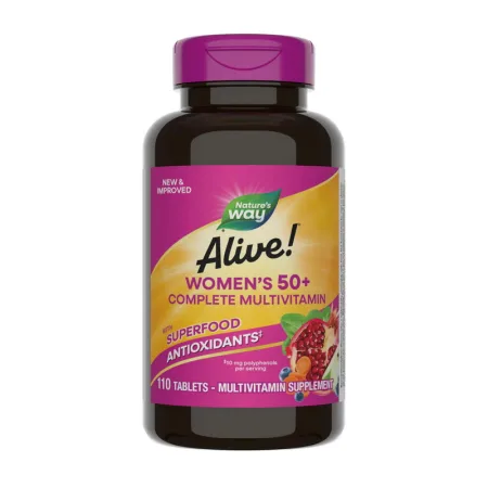 Alive! Women's 50+ Complete Multivitamin - 110 таблеток