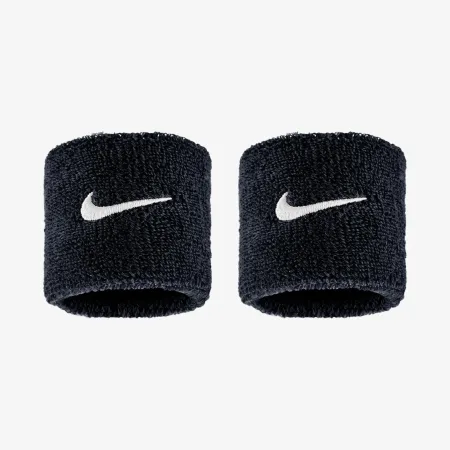 Напульсники Nike Swoosh Wristbands 2-PK Чорні Оригінал N.101.2405.010.OS