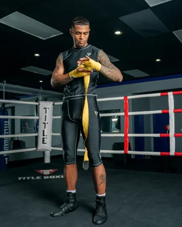 Бинти для боксу TITLE Boxing Mexican Style 180" Gold (4,5 м.)