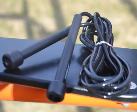 Скакалка PowerPlay 4201 Basic Jump Rope чорна 2,8 m.