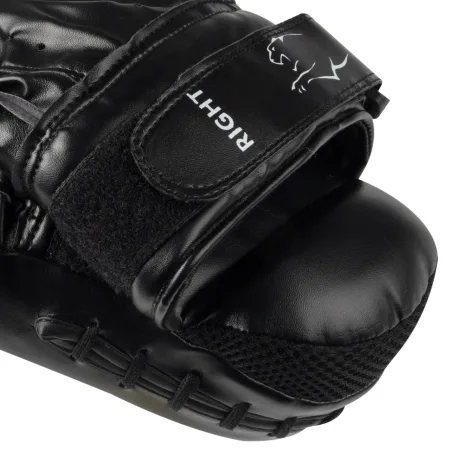Лапи боксерські PowerPlay 3041 чорні PU [пара]