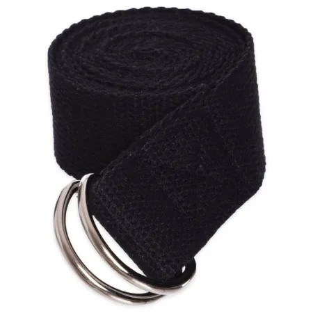 Ремінь для йоги PowerPlay PP_4409 183*3,8 см. чорний