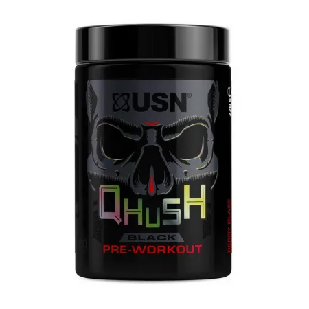 Qhush Black Pre workout - 220 г ягода blaze