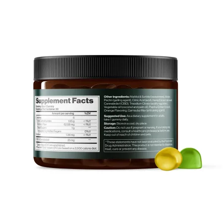 CBD Gummies Full Spectrum - 750 мг яблуко лимон - 30 жуйок 10+2 в подарунок