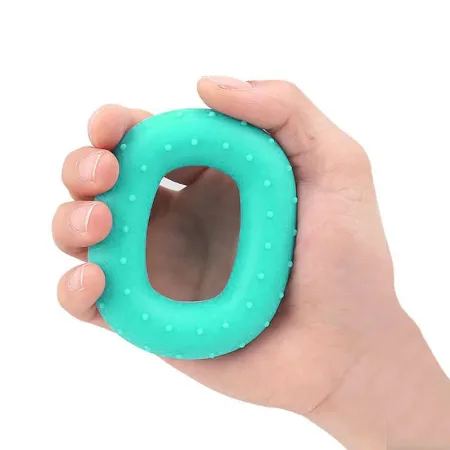 Еспандер кистьовий силіконовий PowerPlay PP-4337 Hand Grip Medium 20 кг. зелений