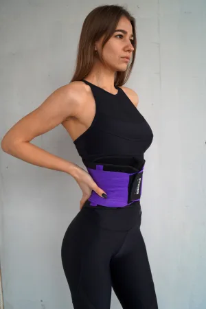 Пояс корсет для підтримки спини Power System PS-6031 Waist Shaper фіолетовий S/M