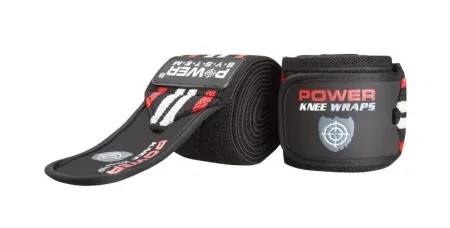 Knee Wraps Power System PS-3700 Knee Wraps Red/Black pair
