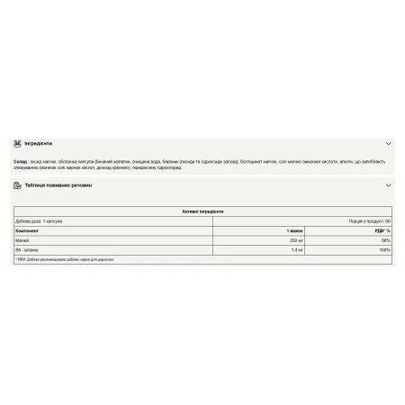 Magnesium Complex - 30 капсул