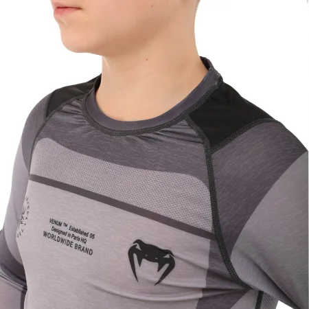 Костюм компресійний дитячий рашгард лонгслів штани та шорти VNM сірий 9533B-9633B-V5024 S