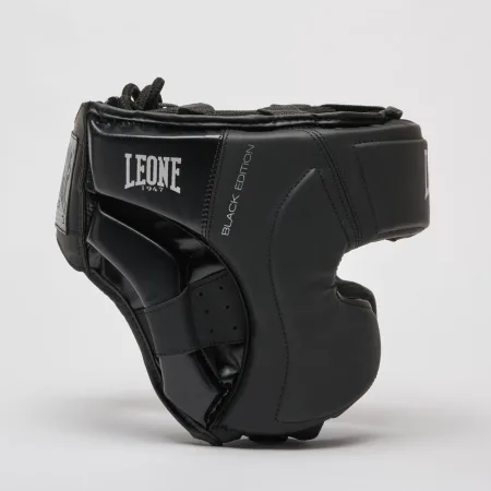 Боксерський шолом Leone CS435 BLACK Edition M (капа у комплекті)