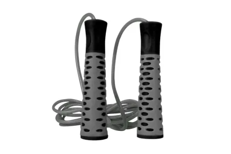 Скакалка PowerPlay 4206 Jump Rope PRO+ сіро-чорна (2,75m.)