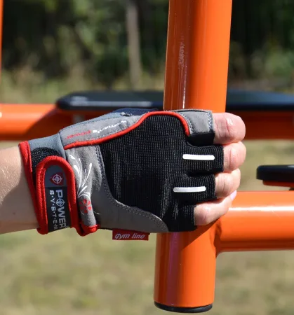 Рукавички для фітнесу Power System PS-2570 Woman’s Power жіночі Black/Red M