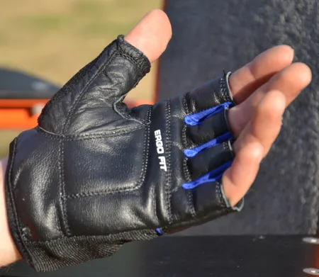 Рукавички для фітнесу PowerPlay 9058 Thunder чорно сині - M