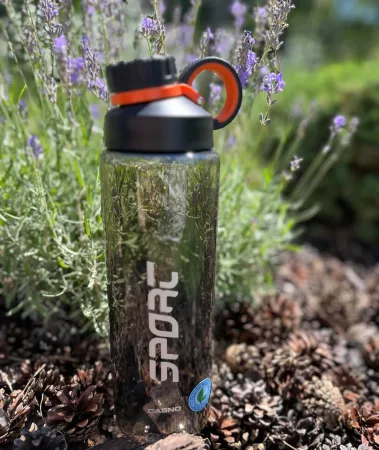 Пляшка для води CASNO - 1500 мл KXN-1237 Сіра