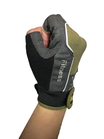 Рукавички для фітнесу M - Хакі